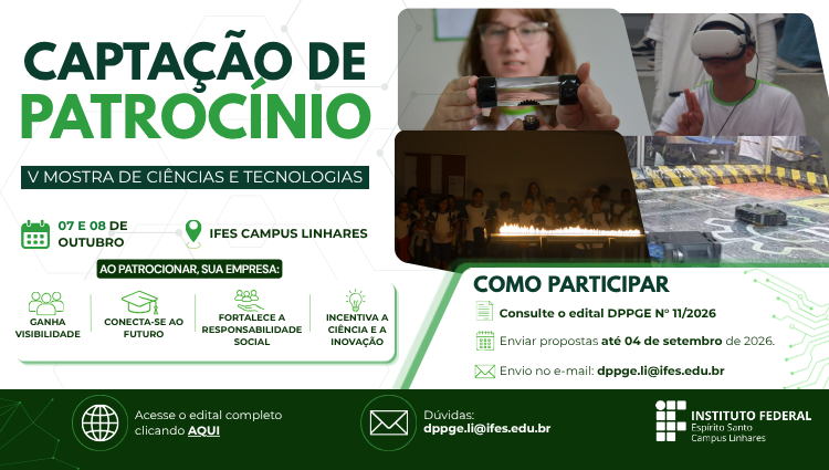 Captação de Patrocínio para 