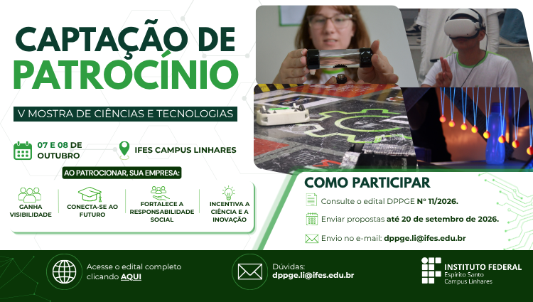 Captação de Patrocínio para 