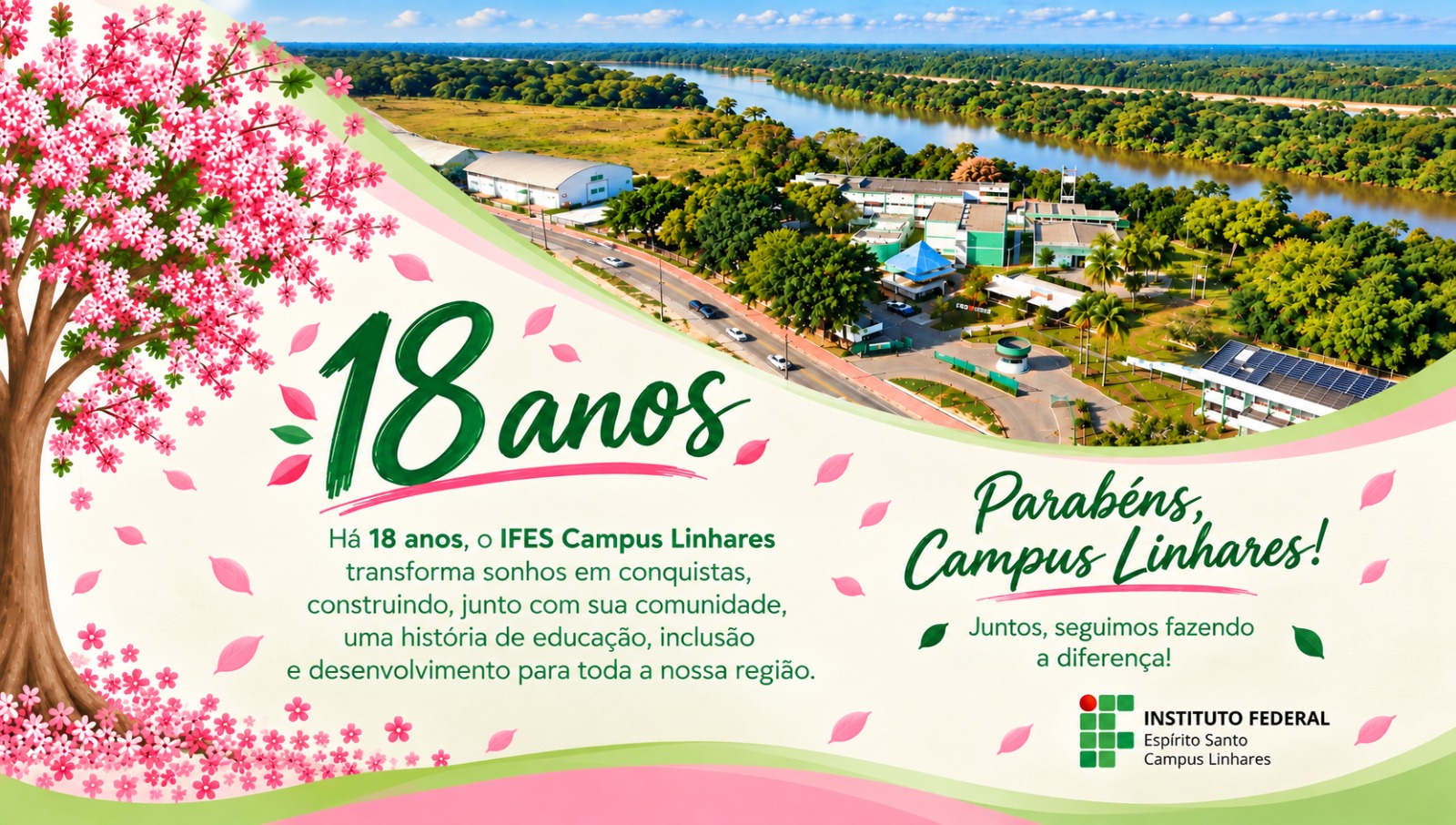 Ifes Campus Linhares celebra 18 anos de história com programação especial
